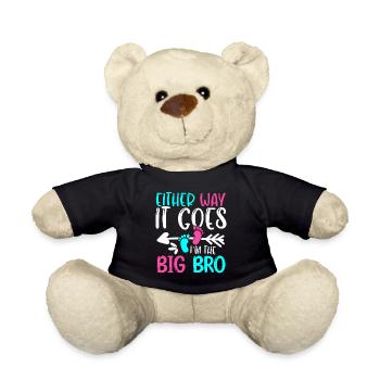 Either Way It Goes at The Big Bro Birth - Teddy Bear - black - Front