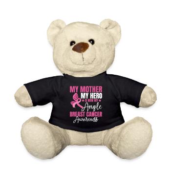 Ma mère Mon héros, c’est maintenant mon cancer du sein - Nounours - noir - Devant