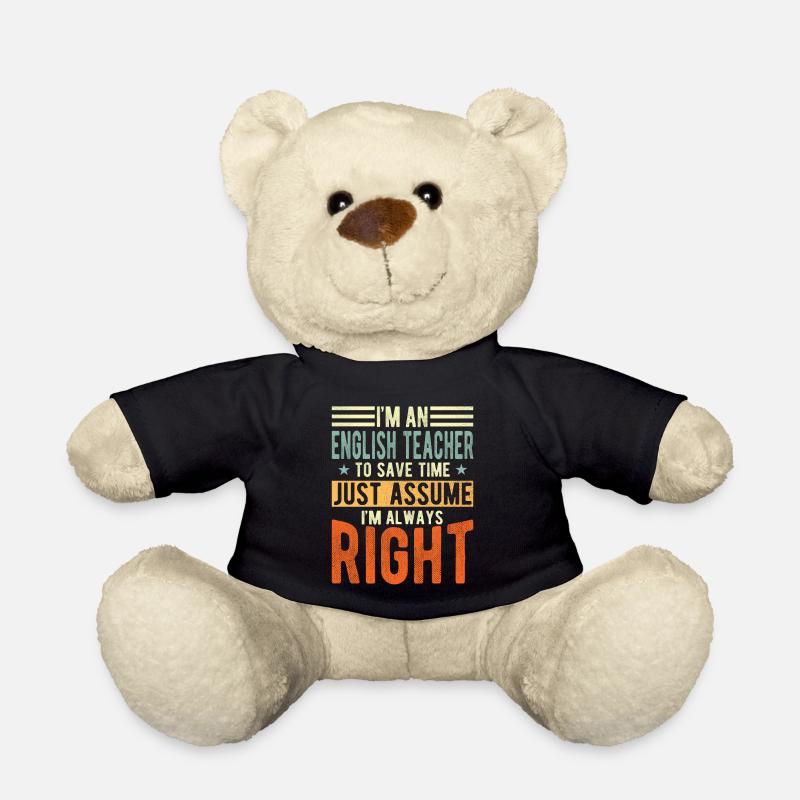 Englischlehrer - Teddy - Schwarz