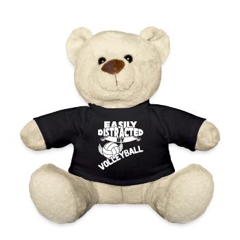 Joueurs de volley-ball - Nounours - noir - Devant