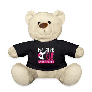 Gymnastik Turnen und Kunsturnen Akrobatik Sport - Teddy - Schwarz - Vorne