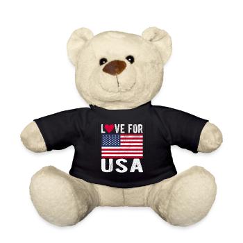 Deer Flag - Teddy Bear - black - Front