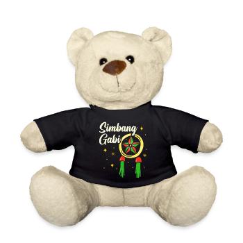 Pinoy Christmas Design für stolze Filipinos - Teddy - Schwarz - Vorne