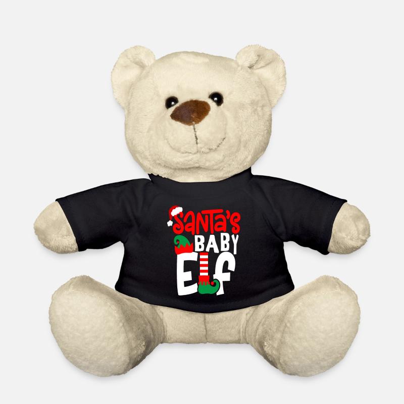 Santa s Baby Elf - Teddy - Schwarz