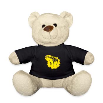 Giraffe - Teddy Bear - black - Front