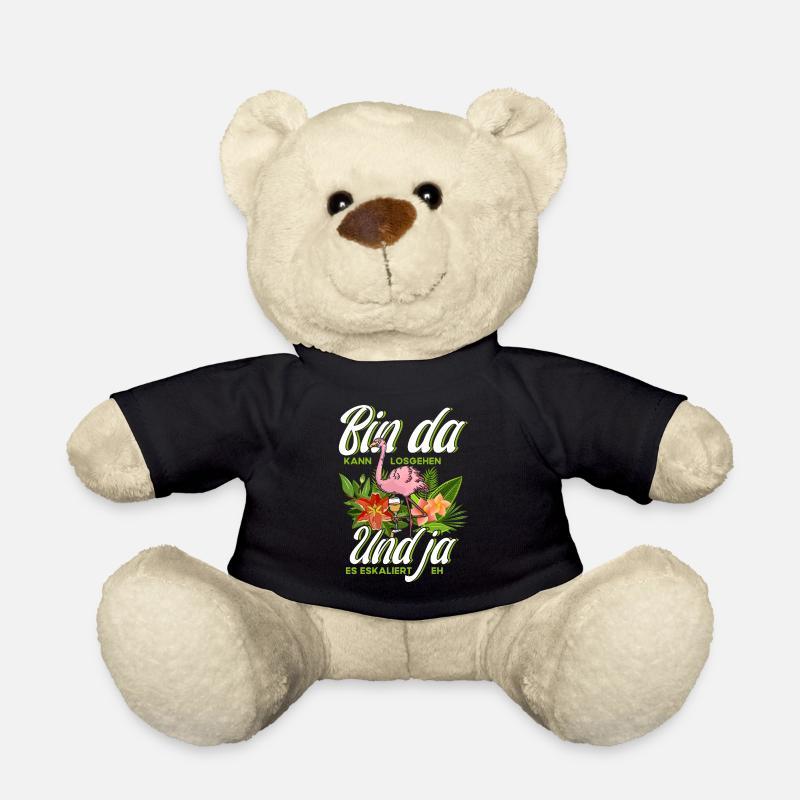 Bin Da Kann Losgehen Jga Flamingo - Teddy - Schwarz