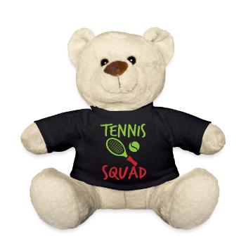 Court de tennis, terrain de tennis, sports de - Nounours - noir - Devant