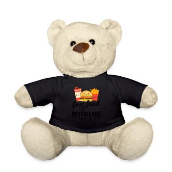 Restauration rapide sur les petits amis à tout moment - Nounours - noir - Devant