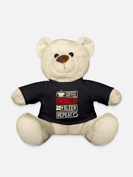 Spurensicherung - Kripo Polizei Kriminaltechnik - Teddy - Schwarz