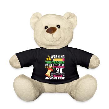 Drôle de professeur de sarcasme - Nounours - noir - Devant