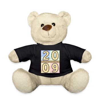 BIRTHDAY YEAR 2009 - Teddy Bear - black - Front