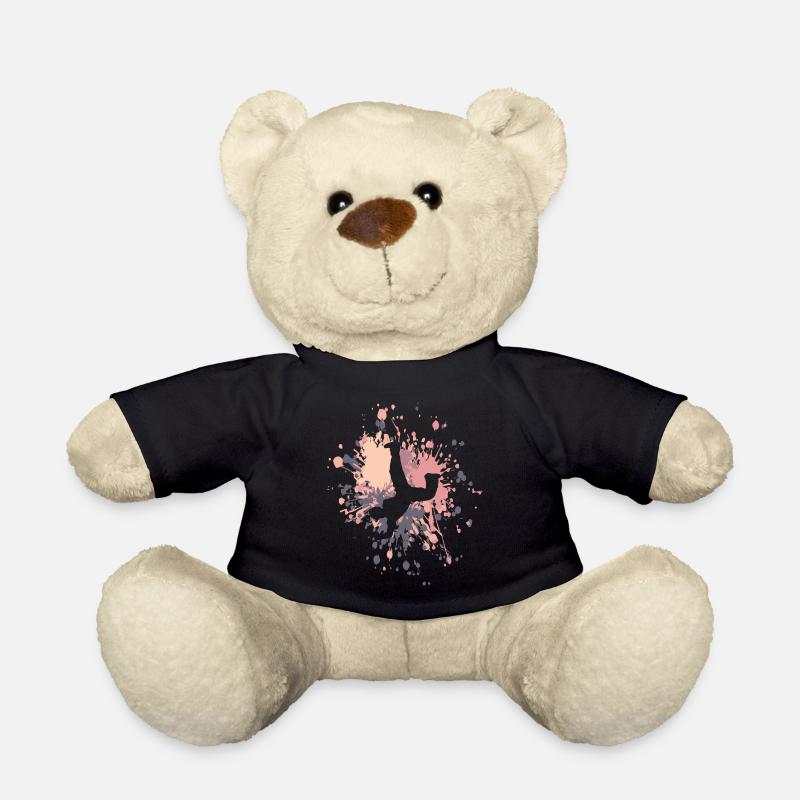 Éclaboussure de couleur de breakdance - Nounours - noir