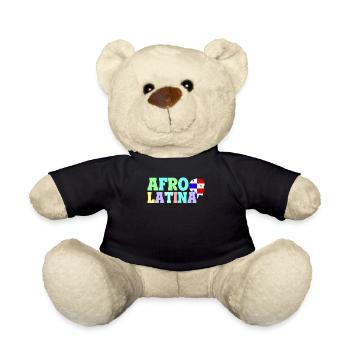 Afro Latina Panama Latinas Latin American - Teddy Bear - black - Front