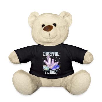 Crystal Crystal-Power Healing Esoteric Crystals - Teddy Bear - black - Front
