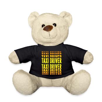 Taxifahrer Design - Teddy - Schwarz - Vorne