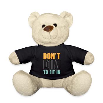 Inspirer un penseur positif - Nounours - noir - Devant