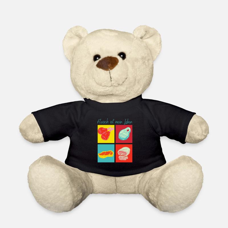 La viande mange la vie - Nounours - noir