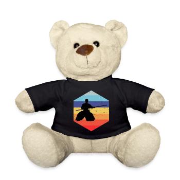 Martial Arts Kampfsport Aikidoka Aikido Herren - Teddy - Schwarz - Vorne