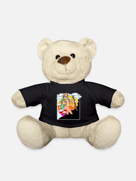 Faultier Berg Berge Berggipfel Gipfel - Teddy - Schwarz