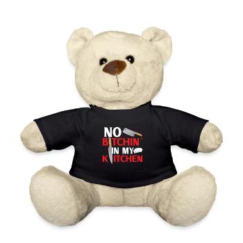 Chef Cook Kitchen Restaurant Knives Cookout - Teddy Bear - black - Front