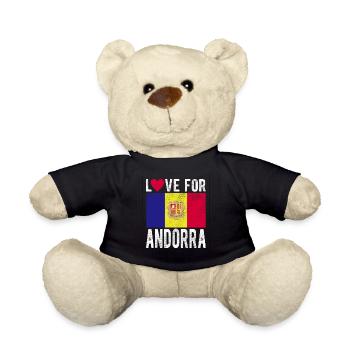 Andorra Souvenir - Teddy Bear - black - Front