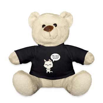 Lebe Lache Lass Mich In Ruhe - Teddy - Schwarz - Vorne