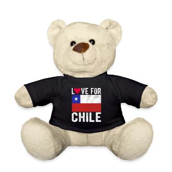 Chile Souvenir - Teddy - Schwarz - Vorne