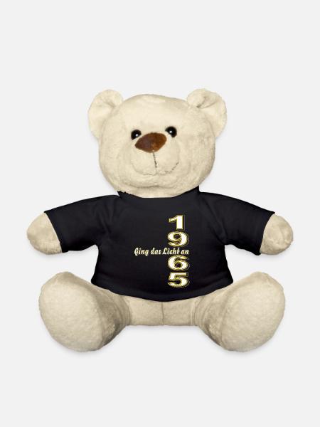 GEBURTSTAG JAHRESZAHL 1965 - Teddy - Schwarz