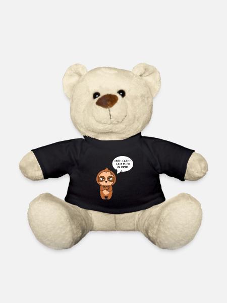 Lebe Lache Lass Mich In Ruhe - Teddy - Schwarz