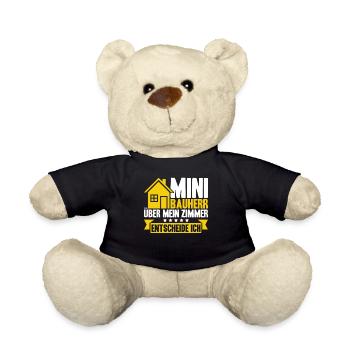 Bauherr Kinder Über Mein Zimmer Entscheide Ich - Teddy - Schwarz - Vorne