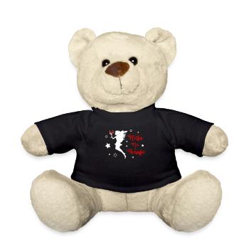 Vino Wine Wine Fairy White Wine Red Wine - Teddy Bear - black - Front