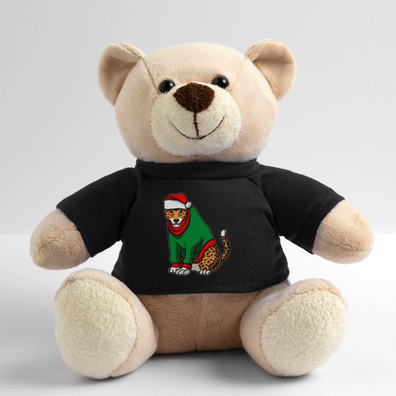 Léopard avec pull de Noël Nounours