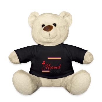 Regardez-moi me marier tous - Nounours - noir - Devant