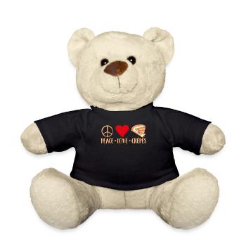 Crepe Gifts for Crepe Lover - Teddy Bear - black - Front