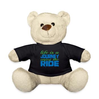 La vie est un voyage, profitez de la balade 3 - Nounours - noir - Devant