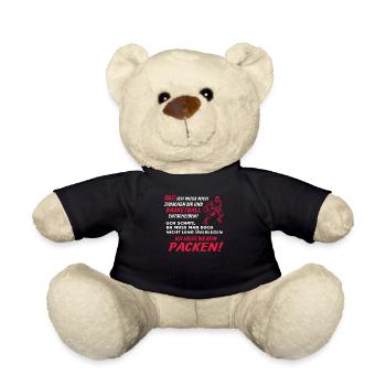 Basketball Geschenkidee Sport Design - Teddy - Schwarz - Vorne