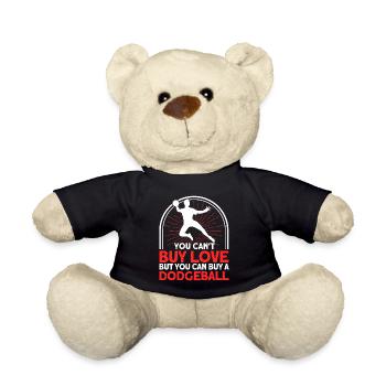 Dodgeball Spieler Geschenk Ballspiele Dodgeball - Teddy - Schwarz - Vorne