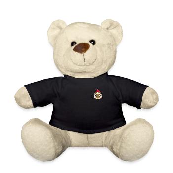 Siamese Cat Pixelated Christmas - Funny Cat - Teddy Bear - black - Front