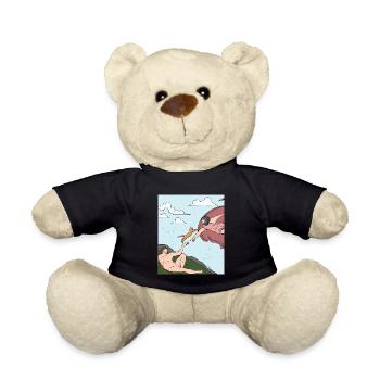 Art History Visual Arts Michelangelo Cat - Teddy Bear - black - Front