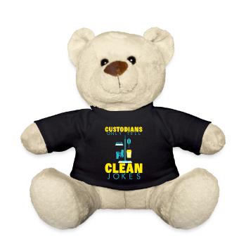 Custodians Only Tell Clean Jokes 2 - Teddy - Schwarz - Vorne