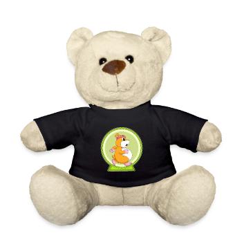 Hamster Hamsterrad - Teddy - Schwarz - Vorne
