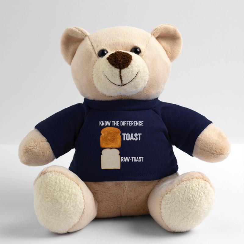 Know The Difference Toast Toast Breakfast lover Teddy Bear