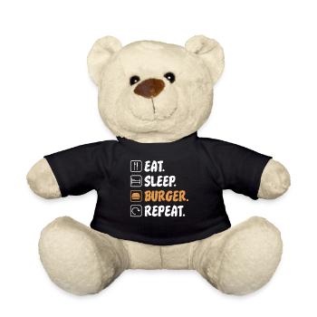 Burger Lover Cadeau - Nounours - noir - Devant