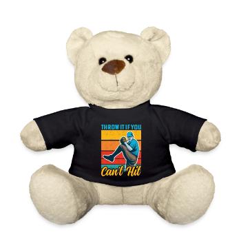 Werfen Sie es, wenn Sie nicht treffen können - - Teddy - Schwarz - Vorne