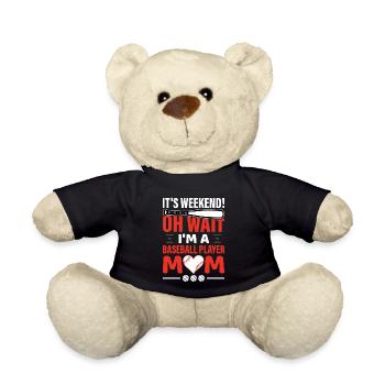 Es ist Wochenende Oh warte, ich bin eine - Teddy - Schwarz - Vorne