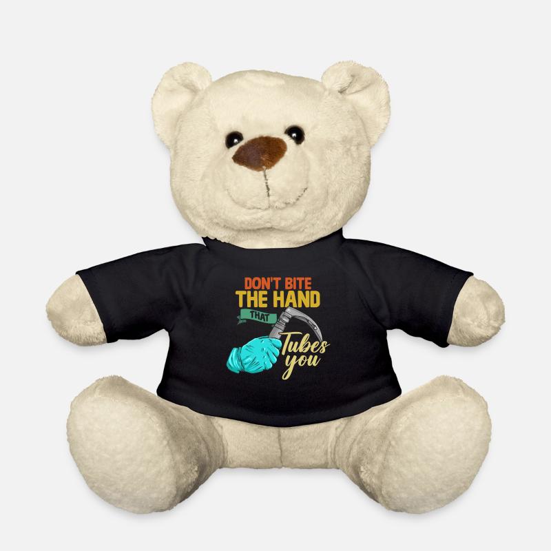 Ne mordez pas la main qui vous engourdit - - Nounours - noir