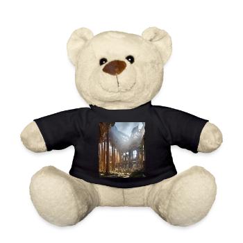 Griechische Mythology Tempel Ruinen Griechenland - Teddy - Schwarz - Vorne