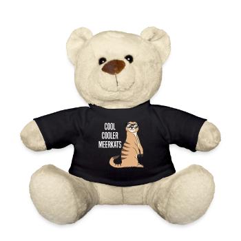 Suricate cool drôle de dicton cadeau - Nounours - noir - Devant