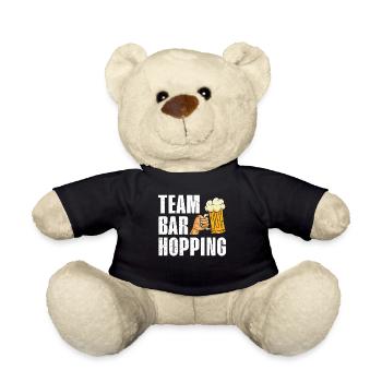 Saut de barre d’équipe | Chemise Beer Lovers | Métier - Nounours - noir - Devant