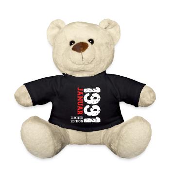1991 janvier édition limitée déco tenue d’anniversaire - Nounours - noir - Devant